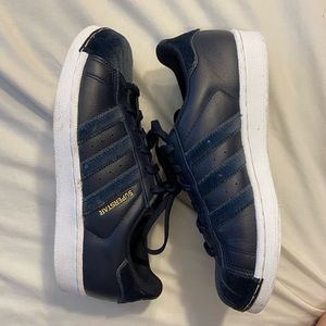 Adidas Navy Blue Superstar’s